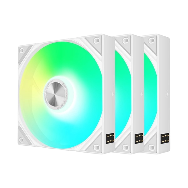 TRYX ROTA SL 120 ARGB Fan in White - Reverse 120mm Triple Pack